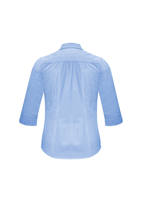 The Biz Collection Ladies Euro 3/4 Sleeve Shirt is an easy care 65% polyester, 35% cotton shirt.  3 colours.  6 - 26.  Great branded short sleeve work shirts.