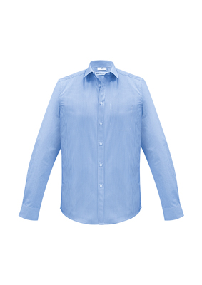 The Biz Collection Mens Euro Long Sleeve Shirt is an easy care 65% polyester, 35% cotton shirt.  3 colours.  XS - 5XL.  Great branded long sleeve work shirts.