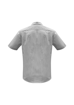 The Biz Collection Mens Euro Short Sleeve Shirt is an easy care 65% polyester, 35% cotton shirt.  3 colours.  XS - 5XL.  Great branded short sleeve work shirts.