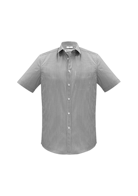 The Biz Collection Mens Euro Short Sleeve Shirt is an easy care 65% polyester, 35% cotton shirt.  3 colours.  XS - 5XL.  Great branded short sleeve work shirts.