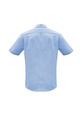 The Biz Collection Mens Euro Short Sleeve Shirt is an easy care 65% polyester, 35% cotton shirt.  3 colours.  XS - 5XL.  Great branded short sleeve work shirts.