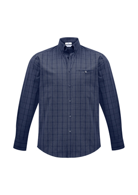 The Biz Collection Mens Harper Long Sleeve Shirt is a 65% polyester shirt.  Prince of Wales check fabric.  2 colours.  XS - 5XL.  Great business shirts.