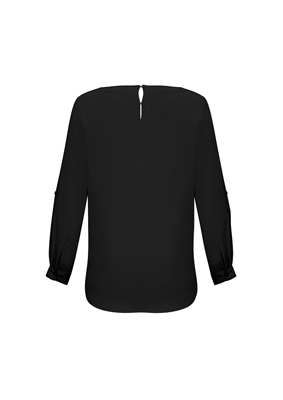 The Biz Collection Madison Boatneck Blouse is a mechanical stretch polyester blouse.  5 colours.  6 - 26.  Great boatneck blouses from Biz Collection
