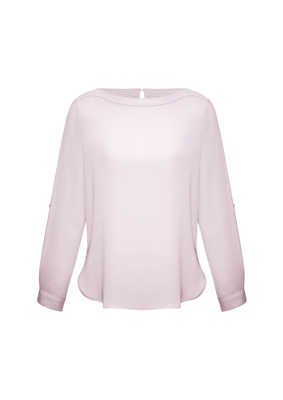 The Biz Collection Madison Boatneck Blouse is a mechanical stretch polyester blouse.  5 colours.  6 - 26.  Great boatneck blouses from Biz Collection