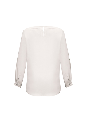 The Biz Collection Madison Boatneck Blouse is a mechanical stretch polyester blouse.  5 colours.  6 - 26.  Great boatneck blouses from Biz Collection