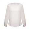 S828LL Biz Collection Madison Boatline Blouse – Ivory