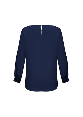 The Biz Collection Madison Boatneck Blouse is a mechanical stretch polyester blouse.  5 colours.  6 - 26.  Great boatneck blouses from Biz Collection
