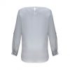 S828LL Biz Collection Madison Boatneck Blouse – Silver Mist