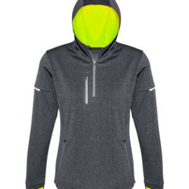 The Biz Collection Ladies Pace Hoodie is a 100% BIZ COOLâ„¢ breathable polyester, 1/2 zip ladies hoodie. Available in 3 colours. Sizes XS - 2XL.