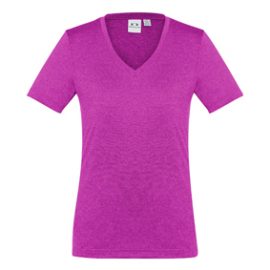 The Biz Collection Aero Ladies Tee is a 100% Biz Cool polyester, 160gsm tee.  12 colours. 6 - 24.  Great branded biz cool tees from Biz Collection.
