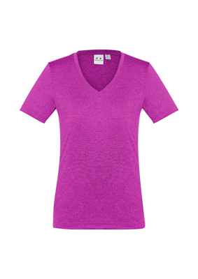 The Biz Collection Aero Ladies Tee is a 100% Biz Cool polyester, 160gsm tee.  12 colours. 6 - 24.  Great branded biz cool tees from Biz Collection.