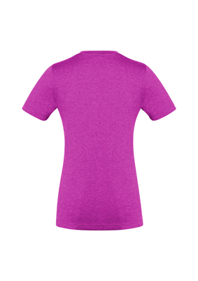 The Biz Collection Aero Ladies Tee is a 100% Biz Cool polyester, 160gsm tee.  12 colours. 6 - 24.  Great branded biz cool tees from Biz Collection.