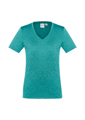 The Biz Collection Aero Ladies Tee is a 100% Biz Cool polyester, 160gsm tee.  12 colours. 6 - 24.  Great branded biz cool tees from Biz Collection.