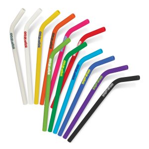 115163 Trends Collection Silicone Reusable Drinking Straw The Trends Collection Silicone Reusable Drinking Straw are the latest product to replace the sea of plastic. Great practical eco promo products.