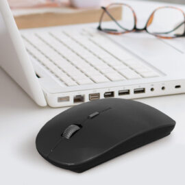 The Trends Voyage Travel Mouse is a comfortable and compact wireless mouse compatible with Windows and Mac. 2 colours. Great tech promo products.