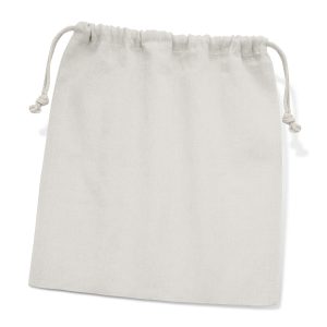The Trends Collection Cotton Gift Bag is a large drawstring gift bag made from cotton.  In White & Black.  Great branded large cotton gift bags.