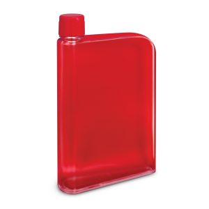 The Trends Collection Accent Water Bottle is a futuristic 400ml bottle shaped like a notebook.  7 colours.  Great branded promo water bottles.