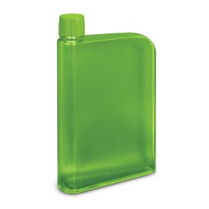 The Trends Collection Accent Water Bottle is a futuristic 400ml bottle shaped like a notebook.  7 colours.  Great branded promo water bottles.
