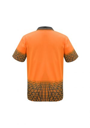 The Syzmik Mens Tracks Polo is a breathable, quick dry, hi viz polo with zip pocket.  4 colours.  XS - 7XL.  Great practical hi vis workwear from Syzmik.