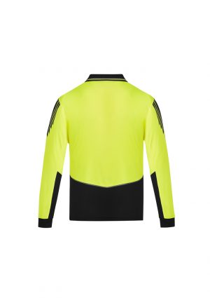 The Syzmik Flux Long Sleeve Polo is a 175gsm polyester with stretch mesh panels.  XXS-7XL.  6 colours.  Great branded long sleeve hi vis polos. 