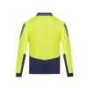 ZH310 Syzmik Flux Long Sleeve Polo  – Yellow/Navy