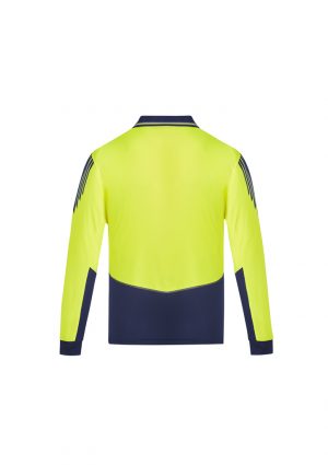 The Syzmik Flux Long Sleeve Polo is a 175gsm polyester with stretch mesh panels.  XXS-7XL.  6 colours.  Great branded long sleeve hi vis polos. 
