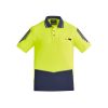 ZH315 Syzmik Flux Short Sleeve Polo – Yellow/Navy