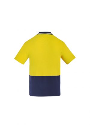 The Syzmik Hi Vis Cotton Short Sleeve Polo is a natural, soft cotton fabric, hi vis polo.  2 colours.  XXS - 7XL.  Great branded hi vis cotton polos from Syzmik.