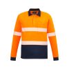 ZH530 Syzmik Unisex Hi Vis Segmented Polo – Orange/Navy