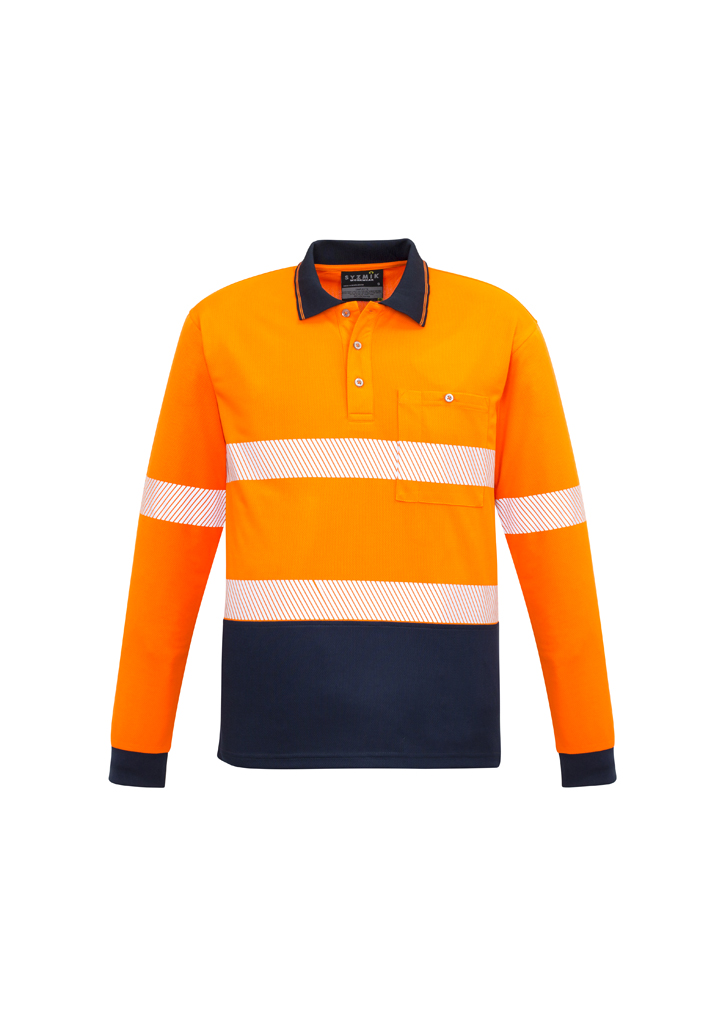 Syzmik Unisex Hi Vis Segmented L/S Polo - Promotrenz