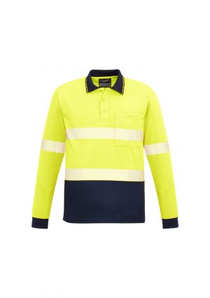The Syzmik Unisex Hi Vis Segmented L/S polo is a 175gsm polyester hi vis polo shirt.  2 colour options.  Great branded hi vis polos & workwear from Syzmik.