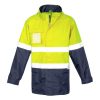 The Syzmik Ultralite Waterproof Jacket is a polyester waterproof to 10000mm jacket.  Embroidery access.  2 colours. Great hi viz jackets from Syzmik.