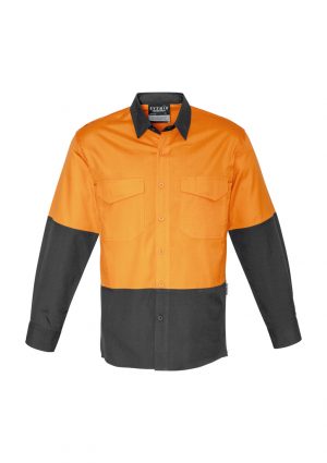 The Syzmik Mens Rugged Cooling Hi Vis Spliced Shirt is a square weave cotton ripstop hi vis shirt. 4 colours. XXS - 7XL. Great branded hi vis wear.