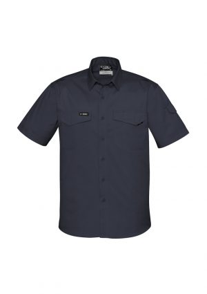The Syzmik Mens Rugged Cooling Shirt is a square weave cotton ripstop shirt. 4 colours. XXS - 7XL. Great branded Syzmik tradie work shirts.