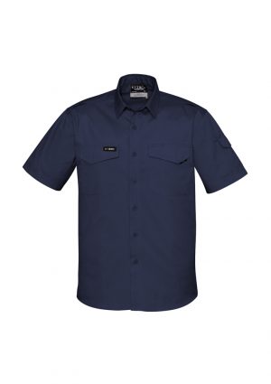 ZW405 Syzmik Mens Rugged Cooling Shirt Navy The Syzmik Mens Rugged Cooling Shirt is a square weave cotton ripstop shirt. 4 colours. XXS - 7XL. Great branded Syzmik tradie work shirts.