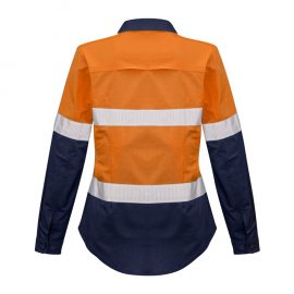 The Syzmik Womens Rugged Cooling Taped Hi Vis Spliced Shirt is a square weave cotton ripstop shirt.  2 colours.  8 - 24.  Great hi vis womens workwear.