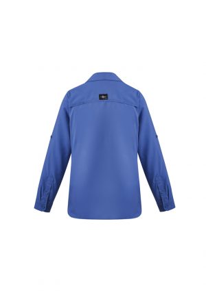 The Syzmik Womens Outdoor Long Sleeve Shirt is a 100% polyester ripstop lightweight work shirt.  6 colours.  6 - 24.  Great branded long sleeve work shirts.