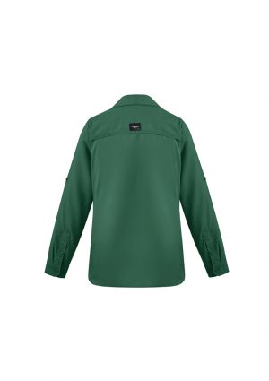 The Syzmik Womens Outdoor Long Sleeve Shirt is a 100% polyester ripstop lightweight work shirt.  6 colours.  6 - 24.  Great branded long sleeve work shirts.