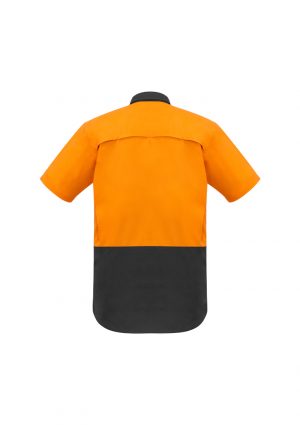 The Syzmik Mens Rugged Cooling Hi Vis Spliced Shirt is a square weave cotton ripstop hi vis shirt. 4 colours. XXS - 7XL. Great branded hi vis wear.