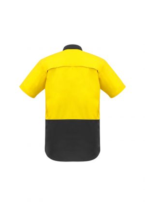 The Syzmik Mens Rugged Cooling Hi Vis Spliced Shirt is a square weave cotton ripstop hi vis shirt. 4 colours. XXS - 7XL. Great branded hi vis wear.