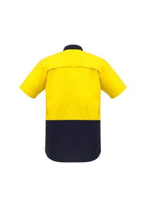 The Syzmik Mens Rugged Cooling Hi Vis Spliced Shirt is a square weave cotton ripstop hi vis shirt. 4 colours. XXS - 7XL. Great branded hi vis wear.