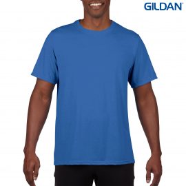 The Gildan Performace Adult T-Shirt is a 100% Polyester driwear tee. S - 3XL. 7 colours. Great performance tees from Gildan. Kids and Ladies styles available.