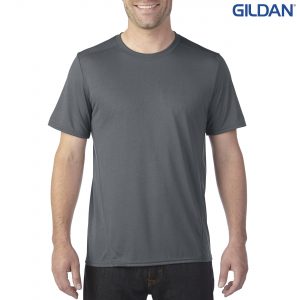 The Gildan Performance Adult Tech T-Shirt is an active fit, polyester adult tee.  XS - 3XL.  7 colours.  Great branded performance tees from Gildan.