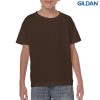 5000B Gildan Heavy Cotton Youth T-Shirt – Dark Chocolate