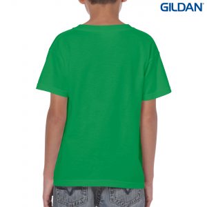 The Gildan Heavy Cotton Youth T Shirt is a 50% cotton/50% polyester tee.  Sizes 8 - 16.  26 colours.  Great cost effective kids tees for printing and events.