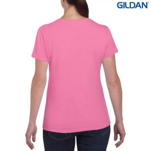 The Gildan Heavy Cotton Ladies T Shirt is a 180gsm cotton tee.  Mens and kids available too.  20 colours.  S - 3XL.  Great branded heavy cotton tees from Gildan.