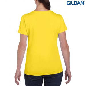 The Gildan Heavy Cotton Ladies T Shirt is a 180gsm cotton tee.  Mens and kids available too.  20 colours.  S - 3XL.  Great branded heavy cotton tees from Gildan.
