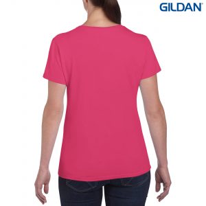 The Gildan Heavy Cotton Ladies T Shirt is a 180gsm cotton tee.  Mens and kids available too.  20 colours.  S - 3XL.  Great branded heavy cotton tees from Gildan.