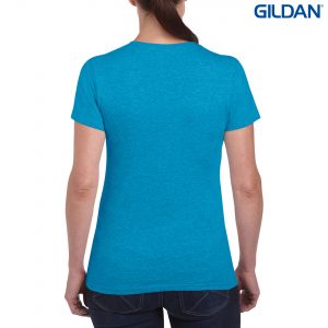 The Gildan Heavy Cotton Ladies T Shirt is a 180gsm cotton tee.  Mens and kids available too.  20 colours.  S - 3XL.  Great branded heavy cotton tees from Gildan.