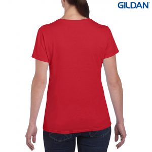 The Gildan Heavy Cotton Ladies T Shirt is a 180gsm cotton tee.  Mens and kids available too.  20 colours.  S - 3XL.  Great branded heavy cotton tees from Gildan.